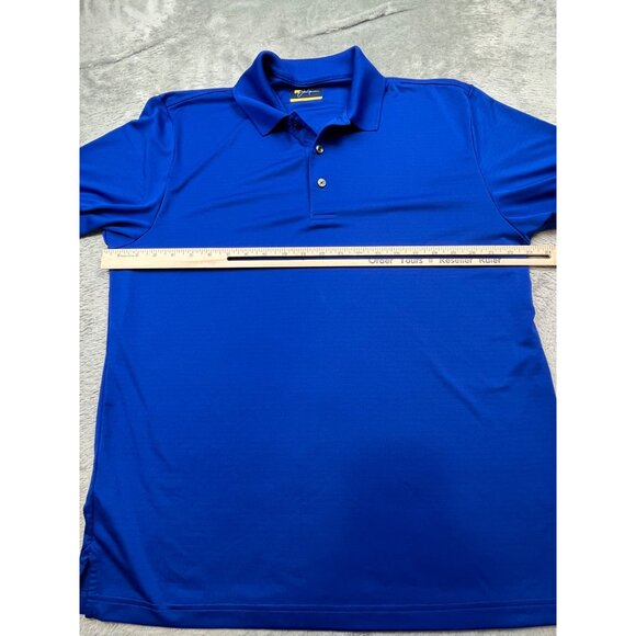 Jack Nicklaus Mens Large Blue Golf Polo Shirt SU28598 Performance - Picture 4 of 7